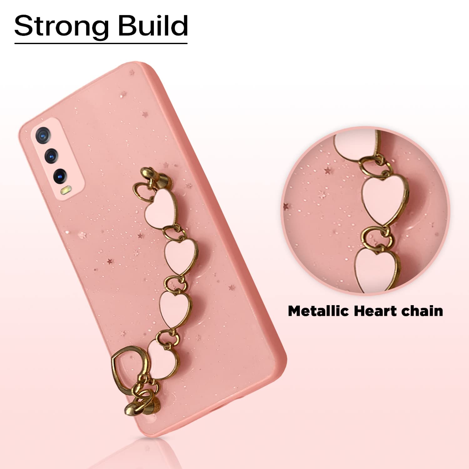 Pikkme pink Chain mobile cover for Vivo Y12s/Y20/Y20i/Y20G – photo 7