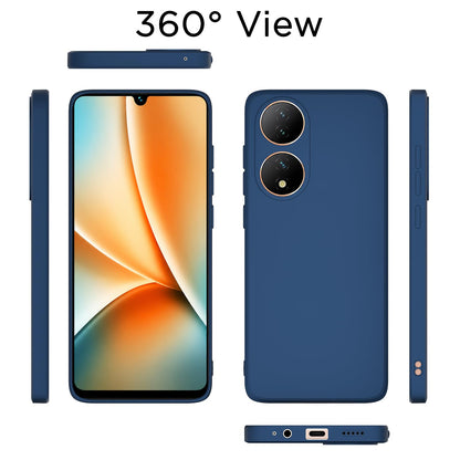 Vivo Y100 5G Matte mobile back cover in blue by Pikkme – photo 4