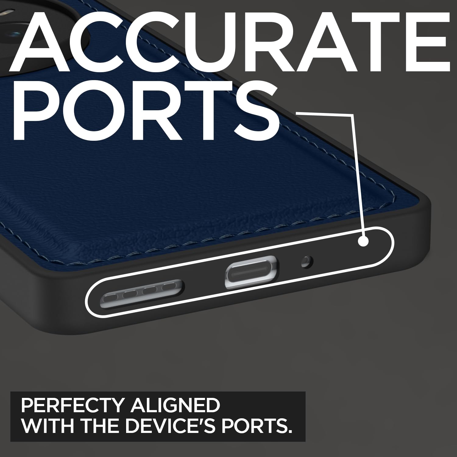 Pikkme Realme 14 Pro Plus 5G Leatherback Back Case (Blue)