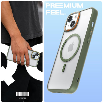 iPhone 14 mobile cover in green mag-safe by Pikkme – photo 2
