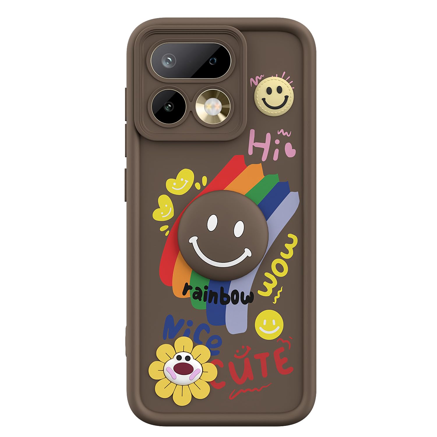 Pikkme Realme 16 Pro 5G brown mobile back cover – photo 7