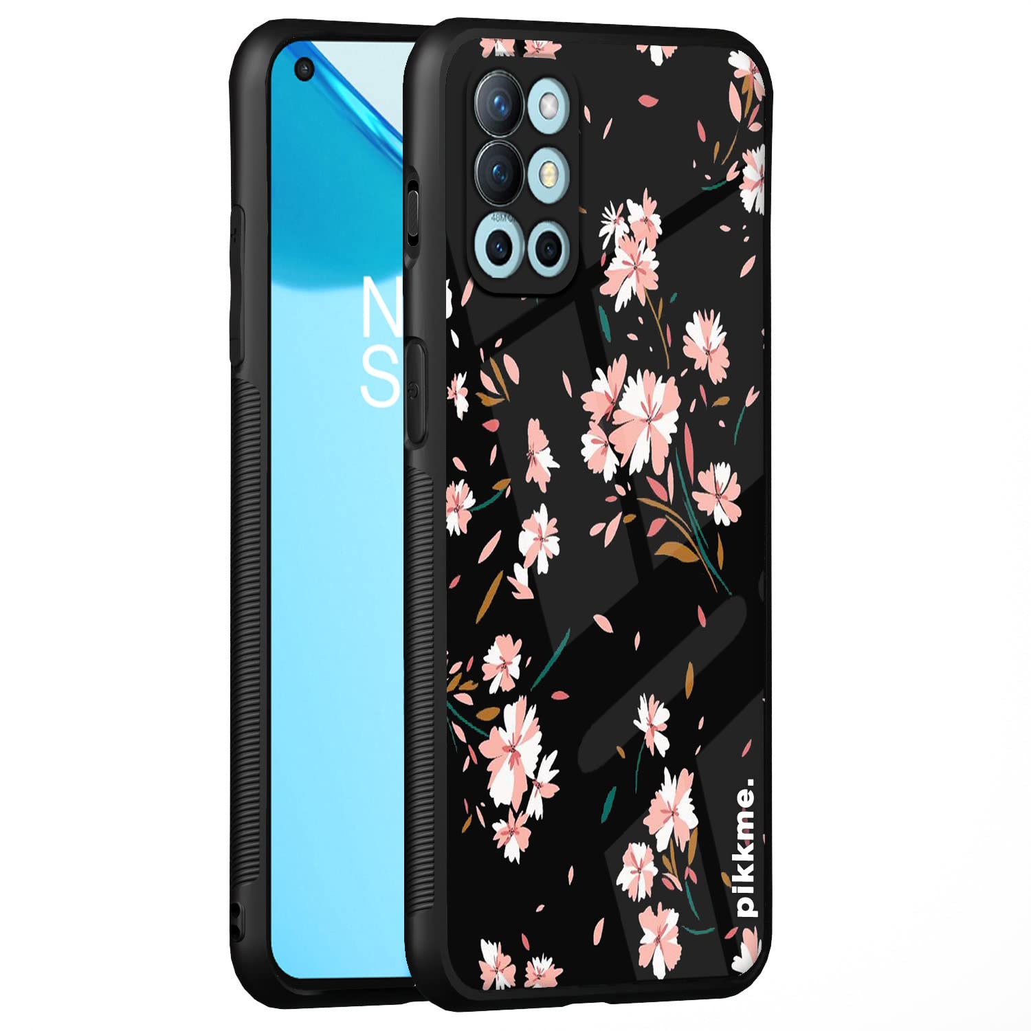 Pikkme Flower mobile back cover for OnePlus 8T