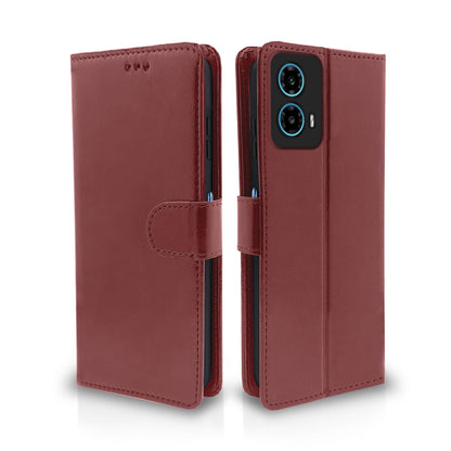 Moto G24 Power Wallet flip case in brown by Pikkme