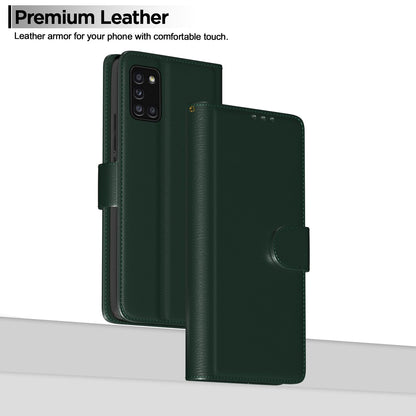 Samsung A31 Wallet wallet flip cover in green by Pikkme – photo 2