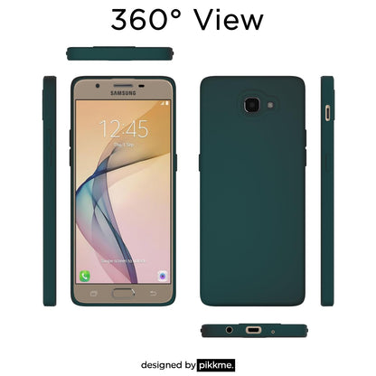 Pikkme green Liquid Silicone mobile cover for Samsung J7 Prime – photo 3
