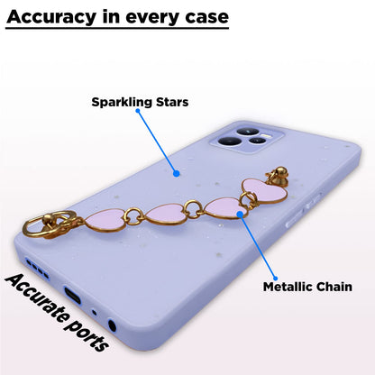 Realme C35 Chain back cover in purple by Pikkme – photo 4