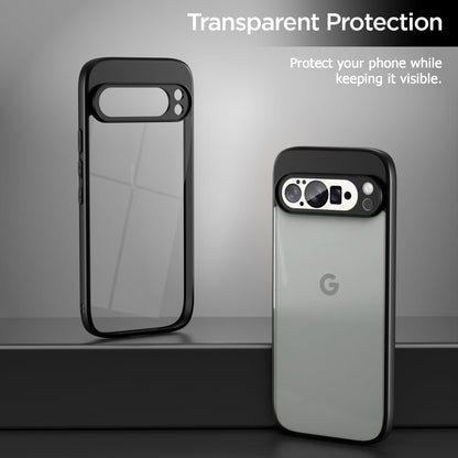 Pikkme Google Pixel 10 Pro Eagle 2 Shockproof Sleek Hybrid Armor Back Cover (Black)