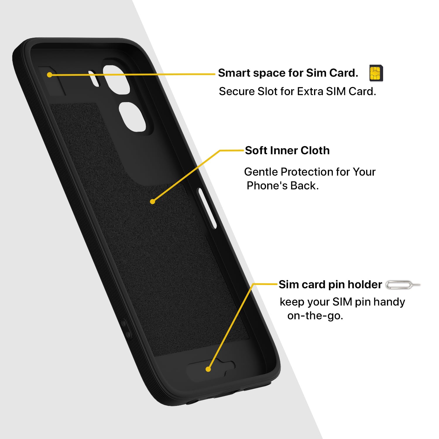 Oppo A6X 5G mobile cover in black by Pikkme – photo 6