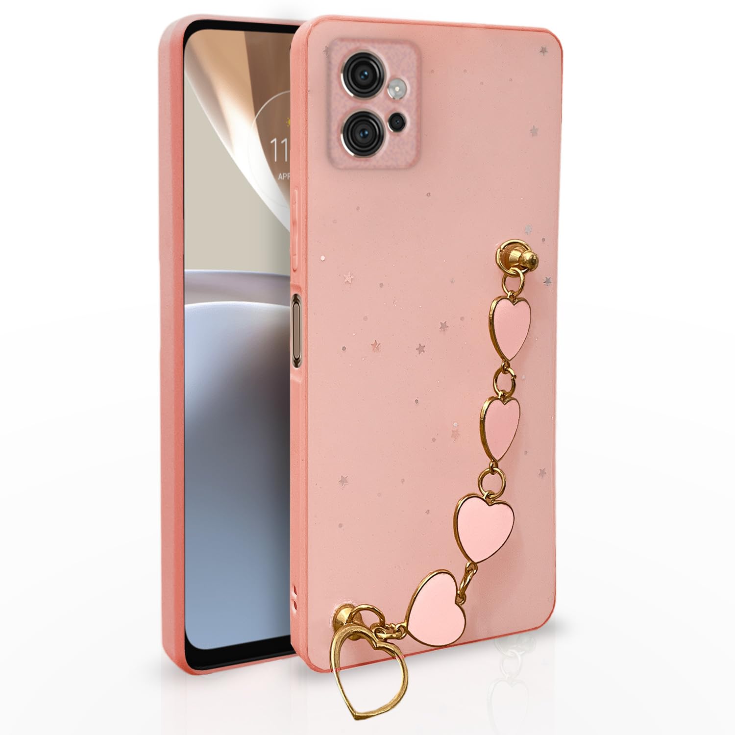 Pikkme pink mobile cover for Moto G32