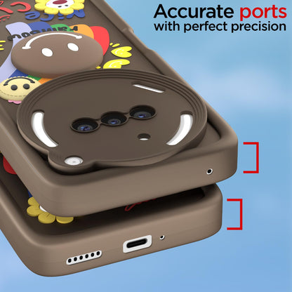 Brown Soft Silicone back cover for Nothing Phone 3a 5G – Pikkme – photo 4