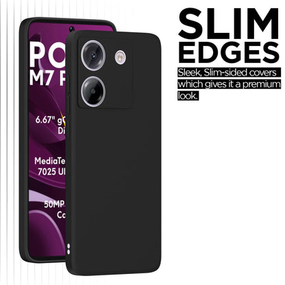 Pikkme black Matte phone cover for Poco M7 Pro 5G – photo 6