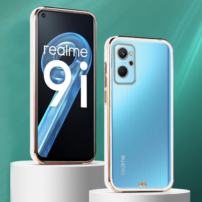 Realme 9i Chrome mobile back cover in white by Pikkme – photo 3