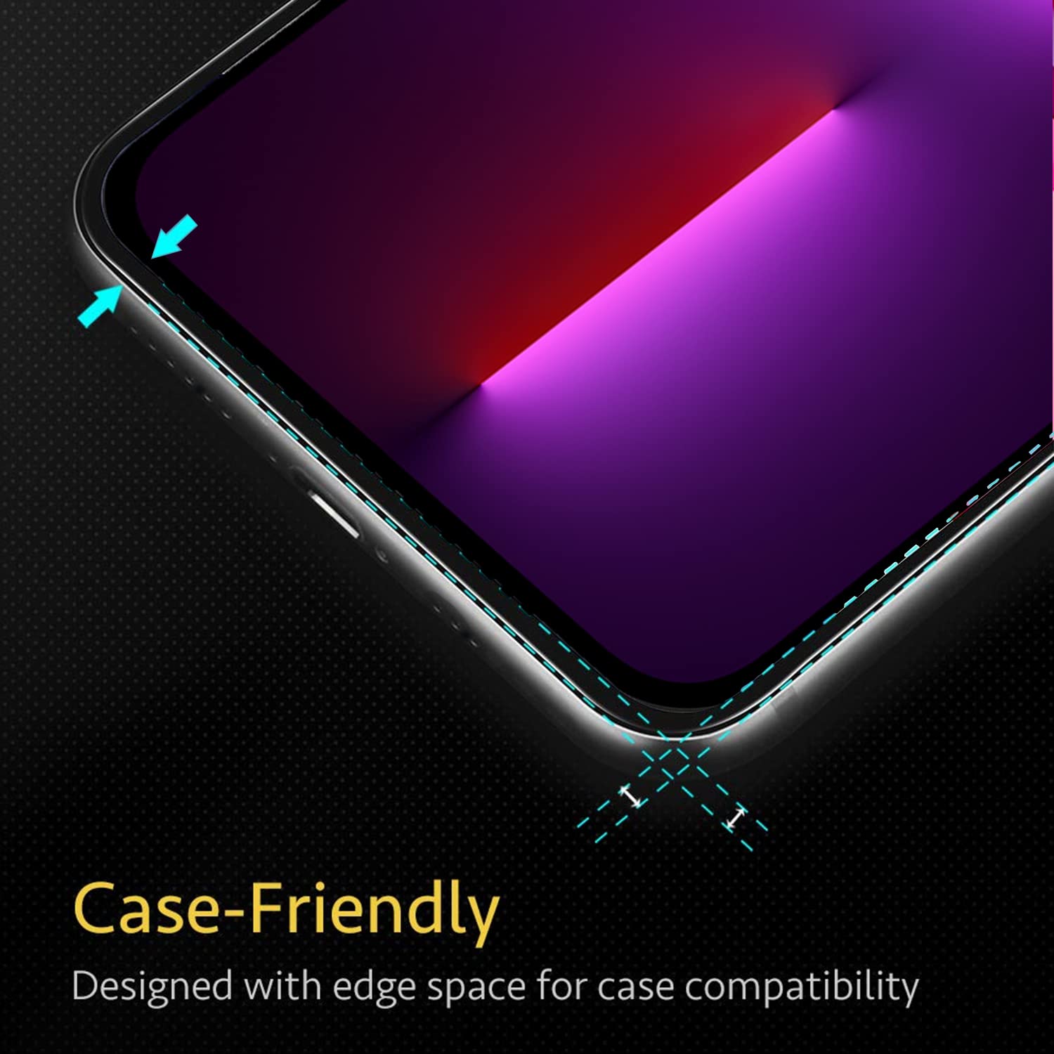 Pikkme iPhone 13 / 13 Pro Tempered Glass