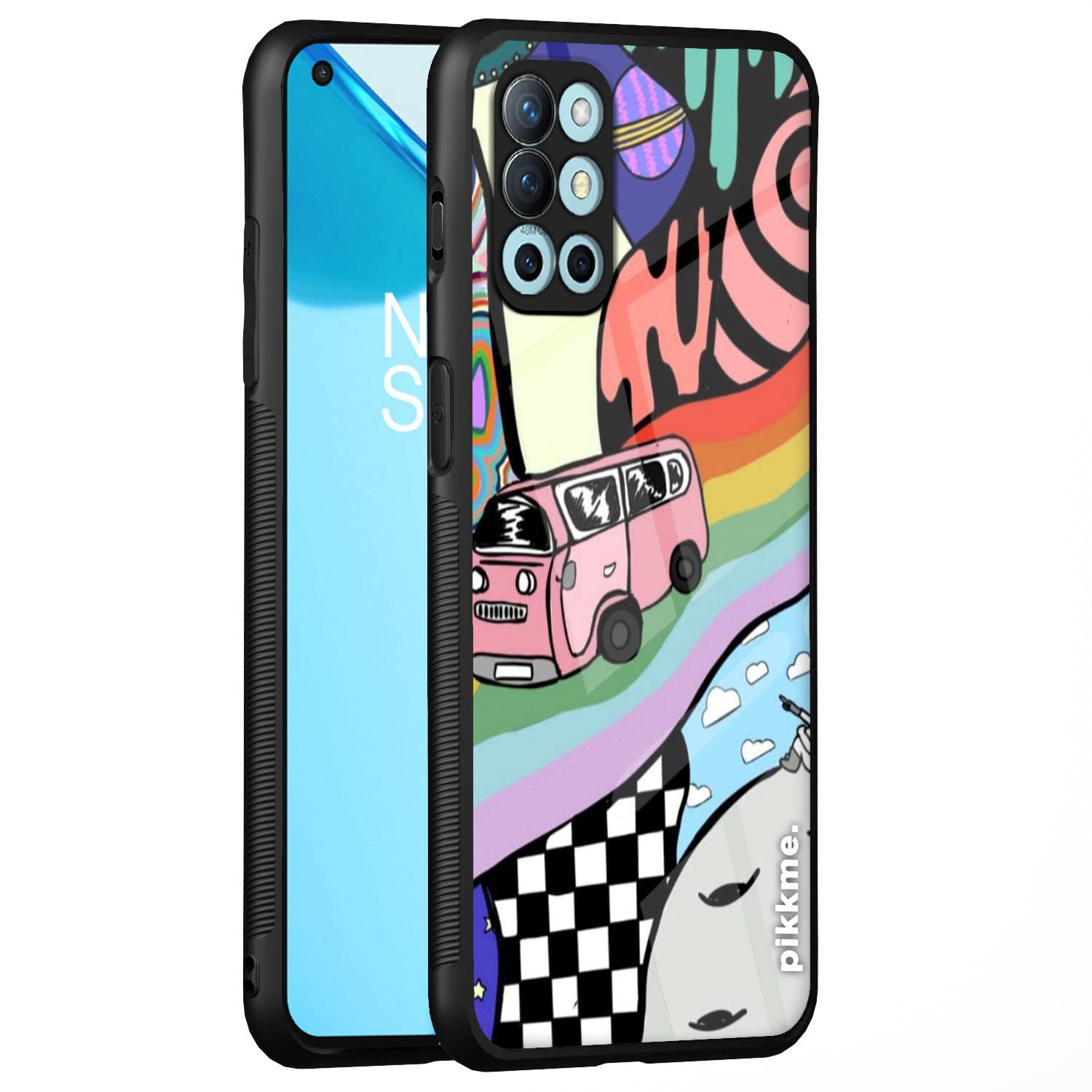 Pikkme Hybrid mobile back cover for OnePlus 8T