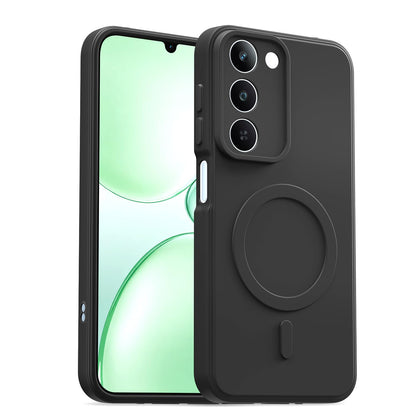 Pikkme black mobile back cover for Realme P4 Lite 5G