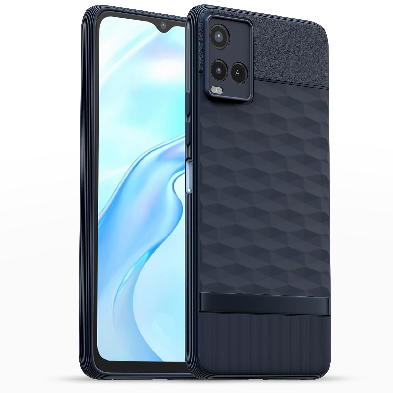  Vivo Y21 2021 / Y33s  Gencase Back Cover - Blue