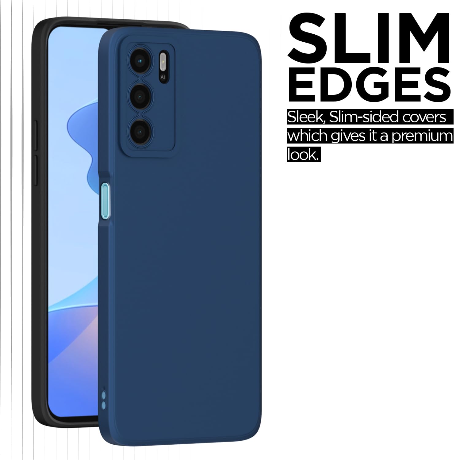 Pikkme Oppo A16 Matte blue mobile cover – photo 7