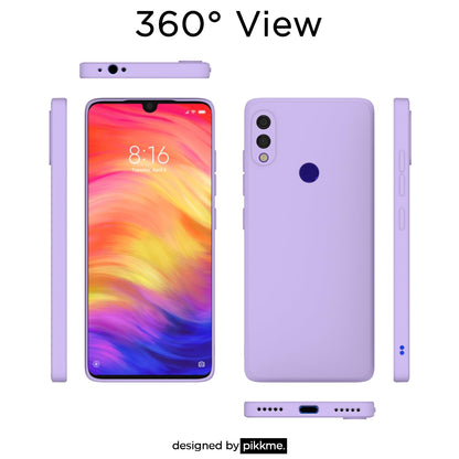 Pikkme purple Liquid Silicone mobile back cover for Redmi Note 7/Note 7 Pro/Note 7s – photo 3