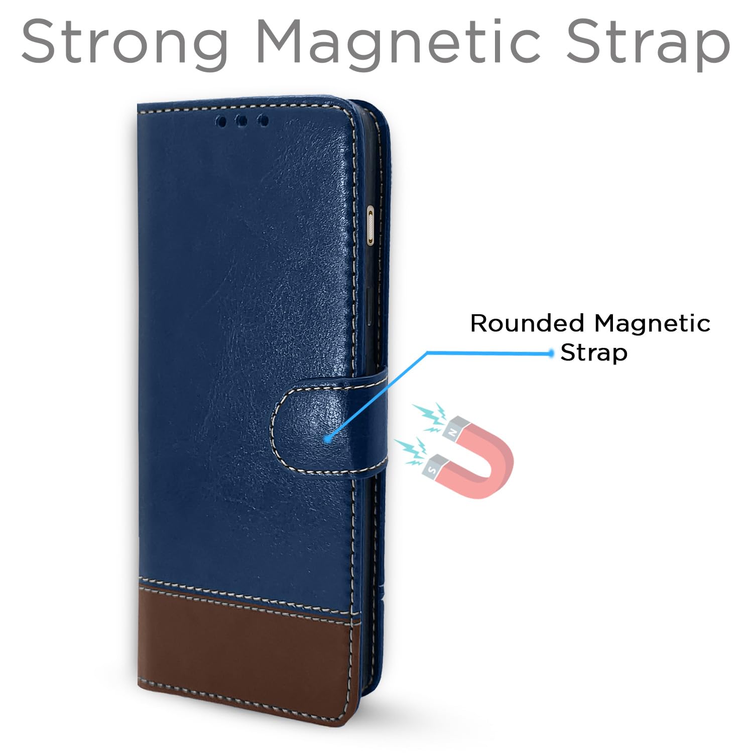 Pikkme blue & brown flip case for Samsung J5 Prime – photo 7