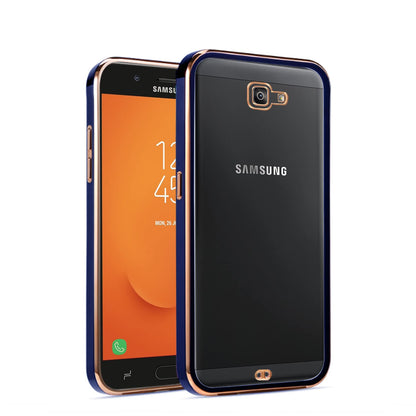 Pikkme Samsung J7 Prime Chrome blue mobile back cover