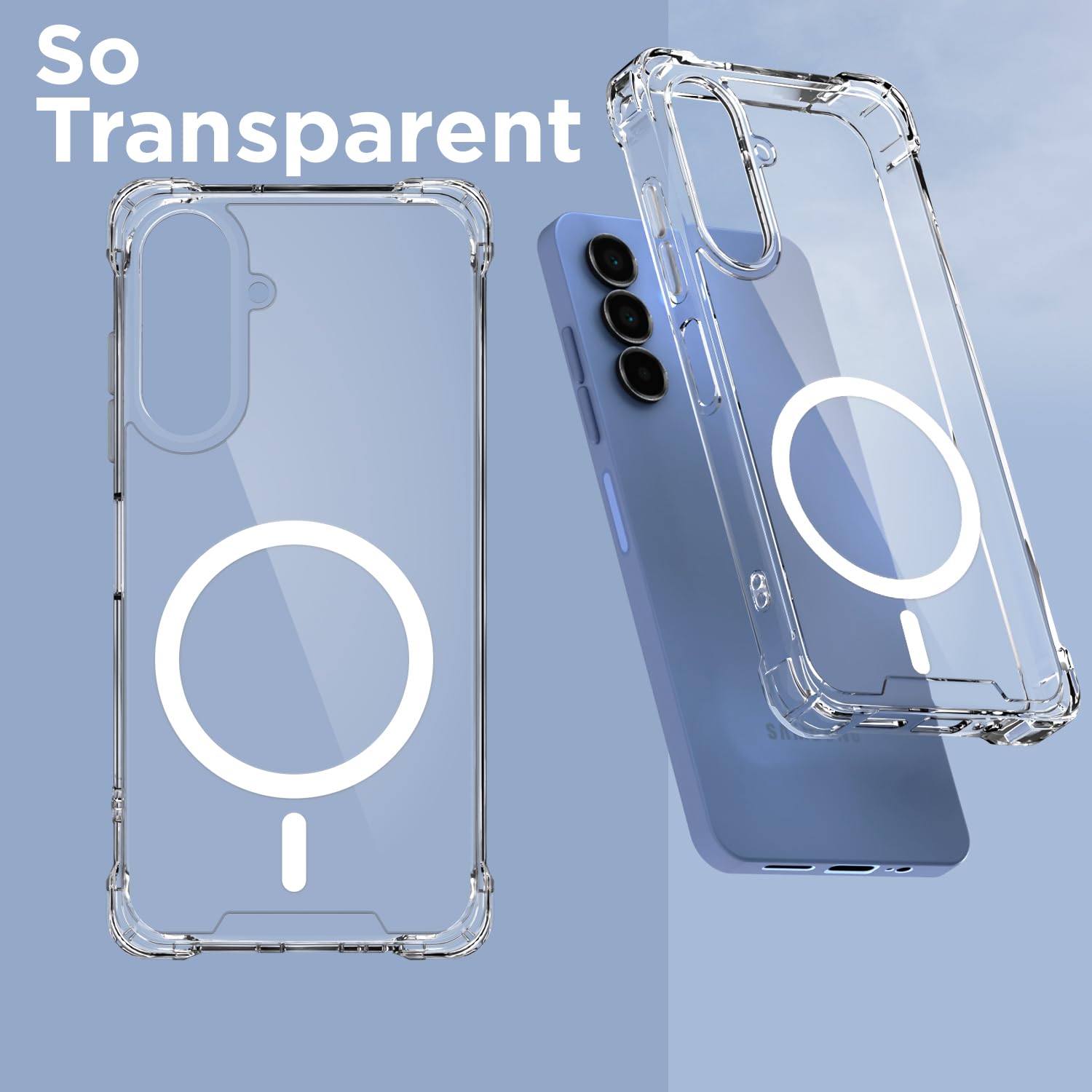 Pikkme transparent mag-safe back cover for Samsung A15 4G/A15 5G – photo 2