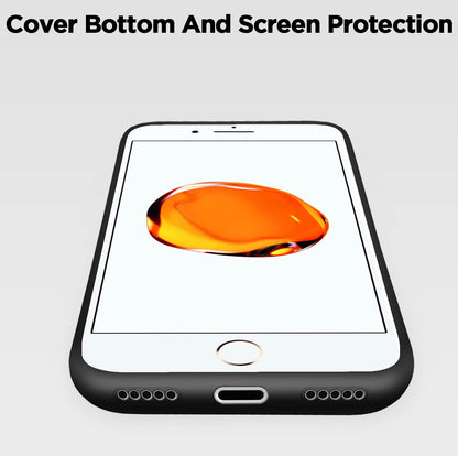 Black Soft Silicone phone cover for iPhone 7 Plus/8 Plus – Pikkme – photo 5