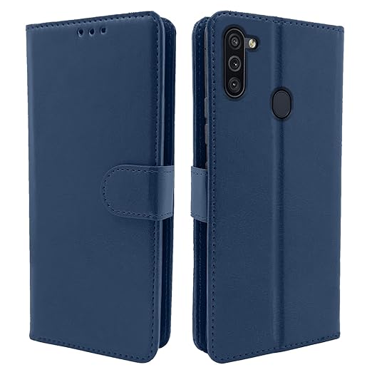 Pikkme Samsung Galaxy M11 blue Flip Cover