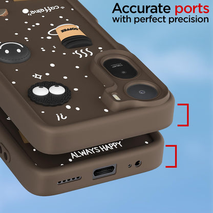 Pikkme brown back cover for Redmi A7 Pro/Poco C85x 5G/3D – photo 4