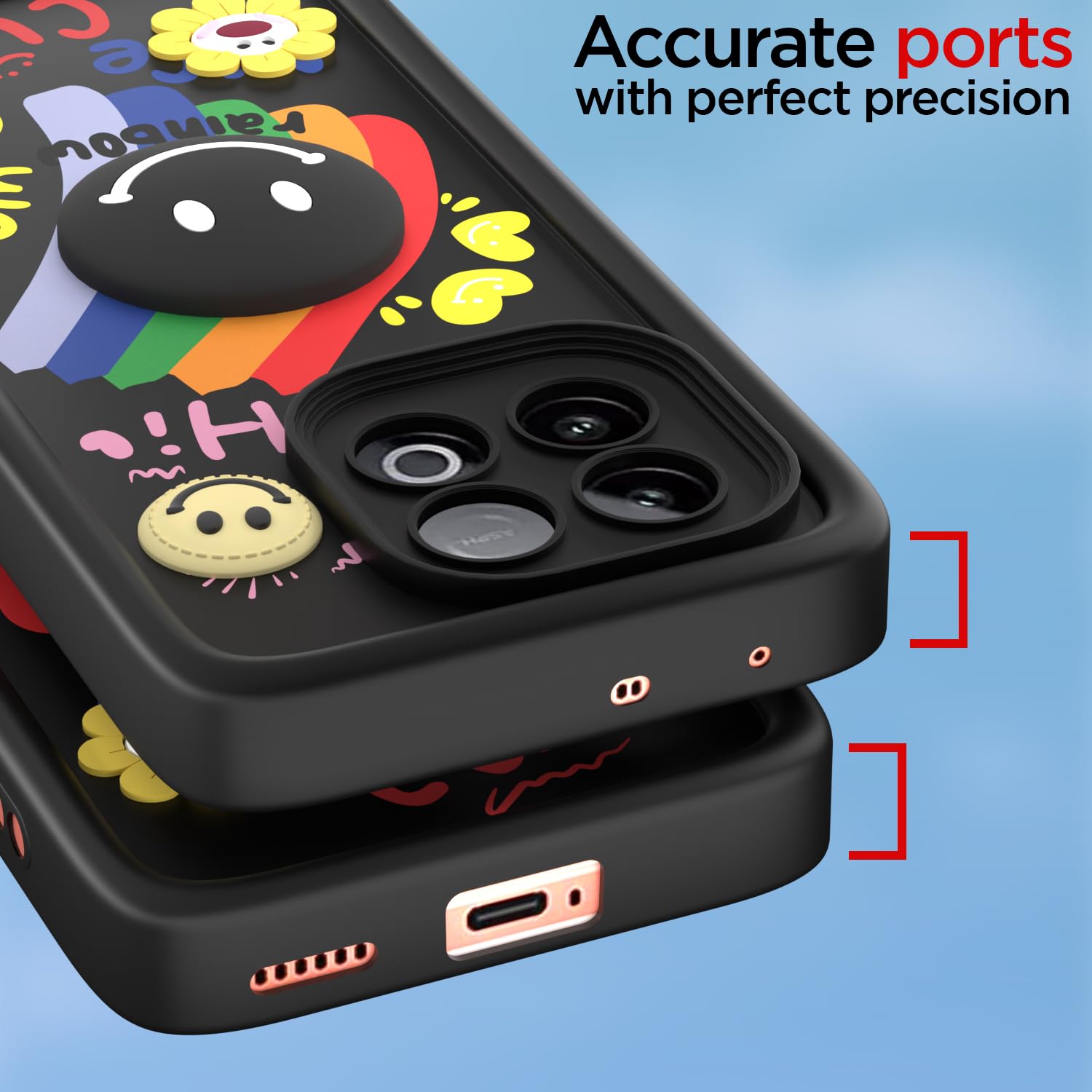 Black Soft Silicone phone cover for iQOO Neo 10 5G – Pikkme – photo 4
