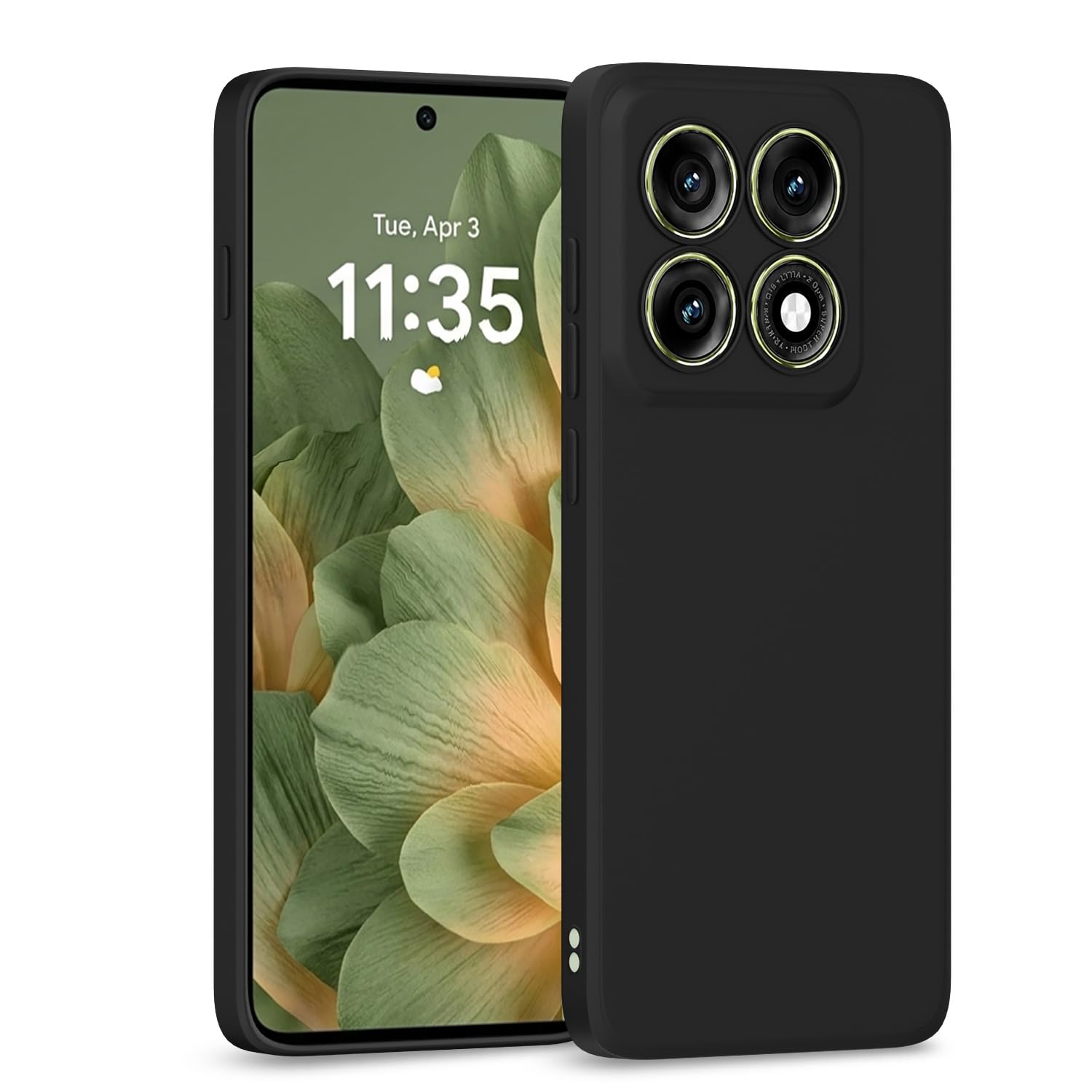 Pikkme black mobile cover for Moto Edge 70 Pro 5G