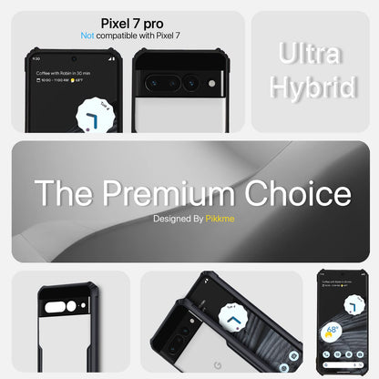 Google Pixel 7 Pro Hybrid back cover in black by Pikkme – photo 2