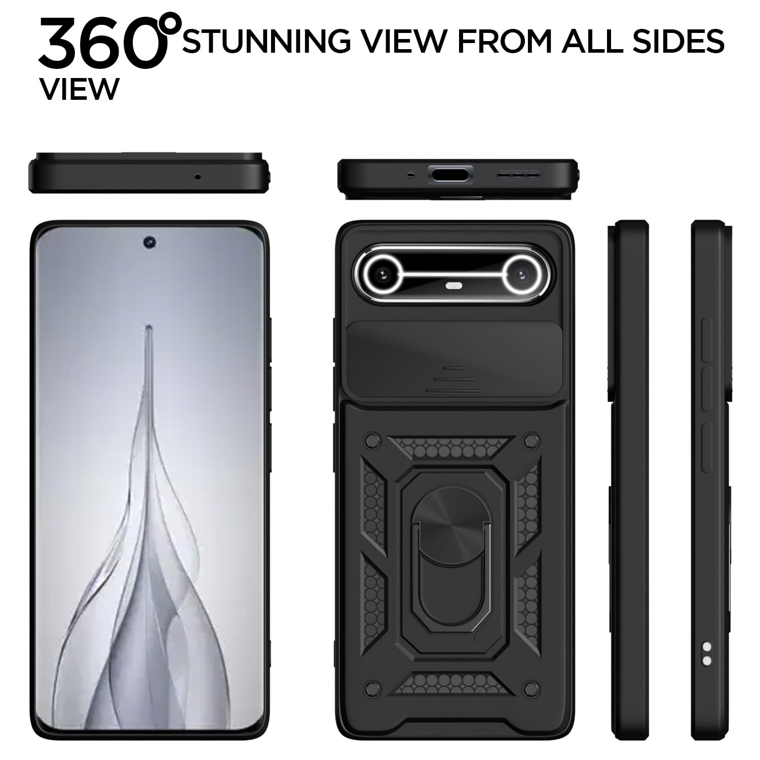 Tecno Pova D10 Camera Shield mobile cover in black by Pikkme – photo 5