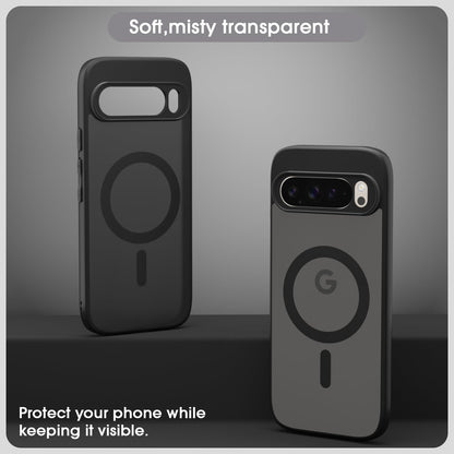 Pikkme Google Pixel 9 Pro XL 5G black smoke mag-safe back cover – photo 3