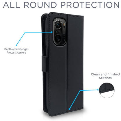 Pikkme Mi 11x / Mi 11x Pro  Vintage Flip Cover (Black)