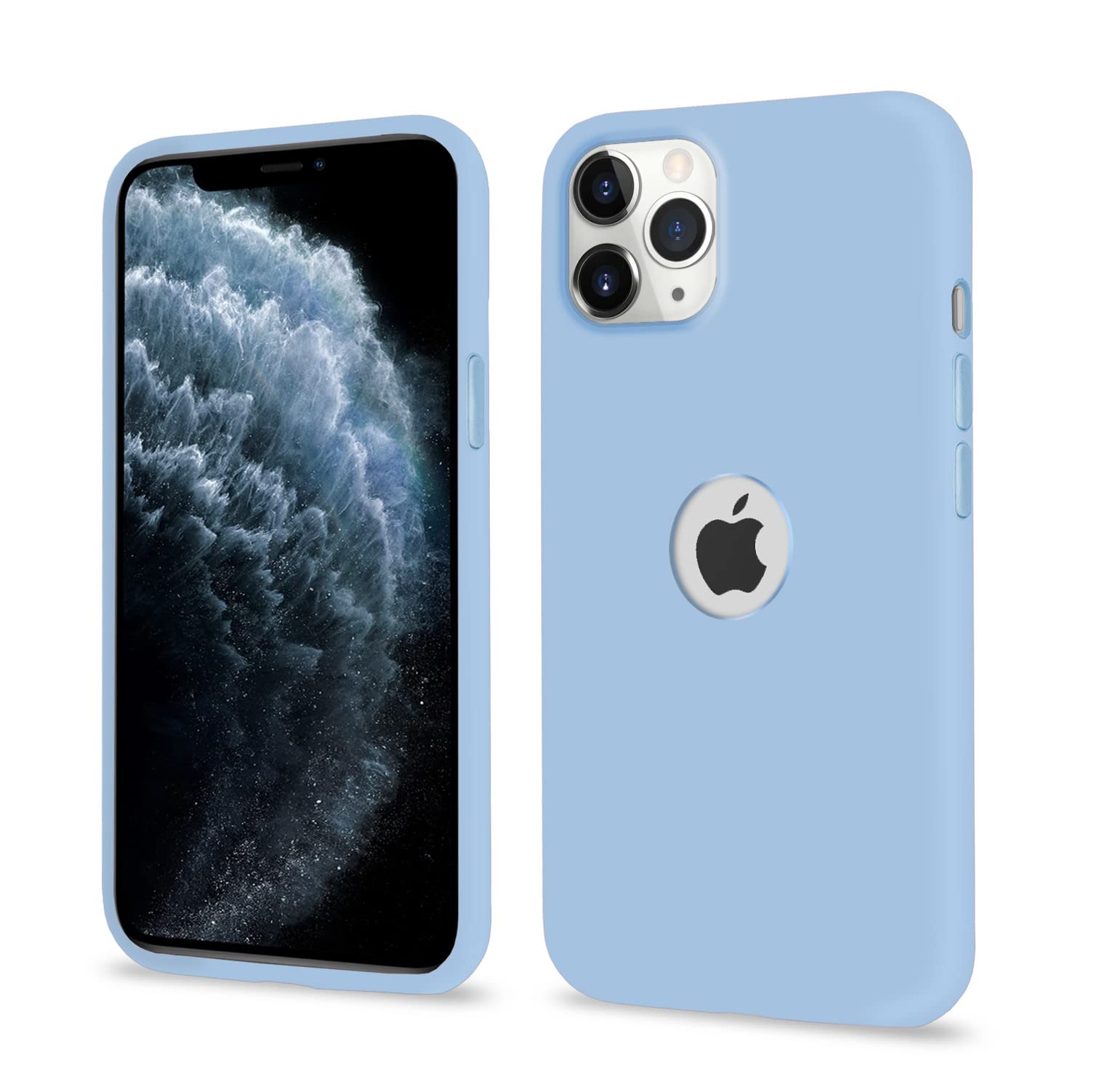 Pikkme lilac Soft Silicone mobile cover for iPhone 11 Pro