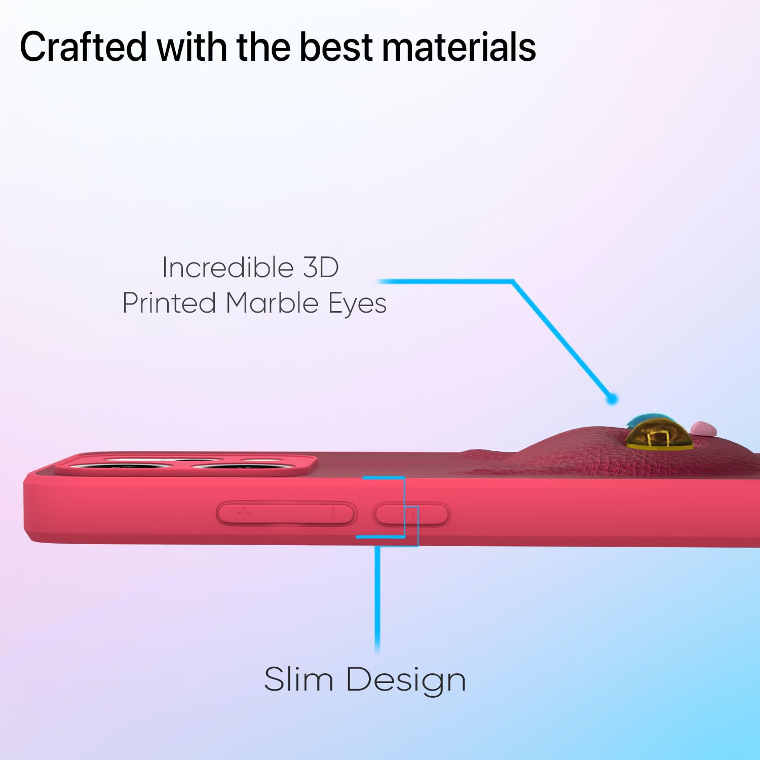 Oppo Reno 14 5G Cat back cover in pink by Pikkme – photo 3