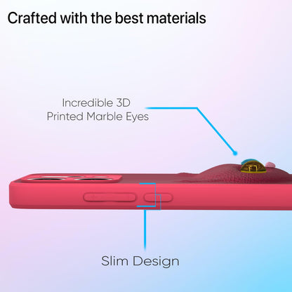 Oppo Reno 14 5G Cat back cover in pink by Pikkme – photo 3
