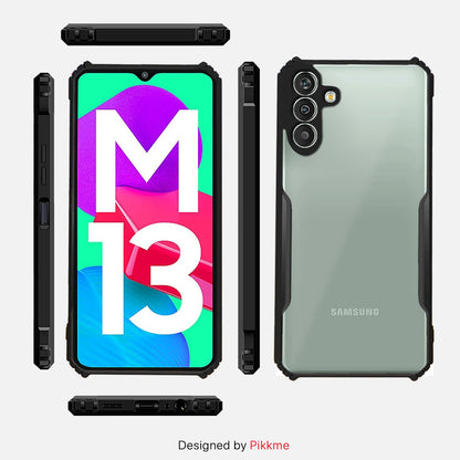 Samsung M13 4G back cover in plastic, black by Pikkme – photo 3