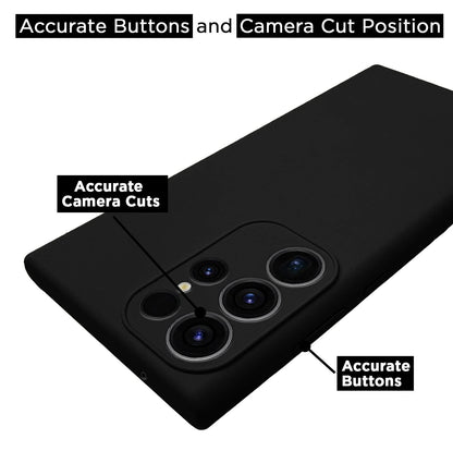 Samsung S23 Ultra 5G Soft Silicone back cover in black by Pikkme – photo 3