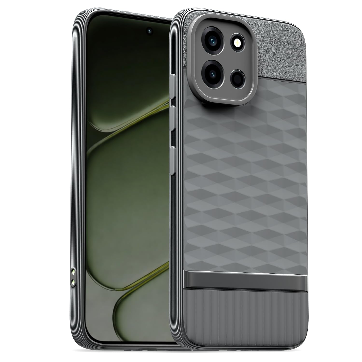 Pikkme grey Silicone back cover for OnePlus Nord 6 5G