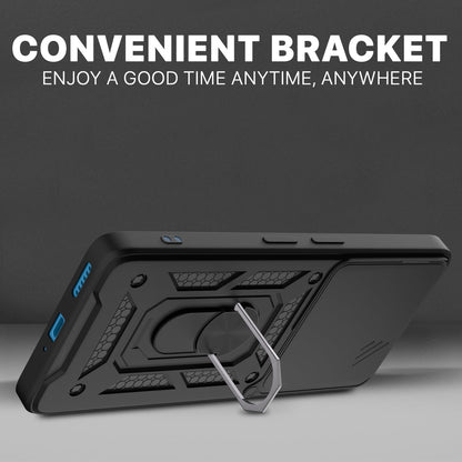 Pikkme Nothing Phone 3a 5G D10 Tough Armor Back Cover (Black)