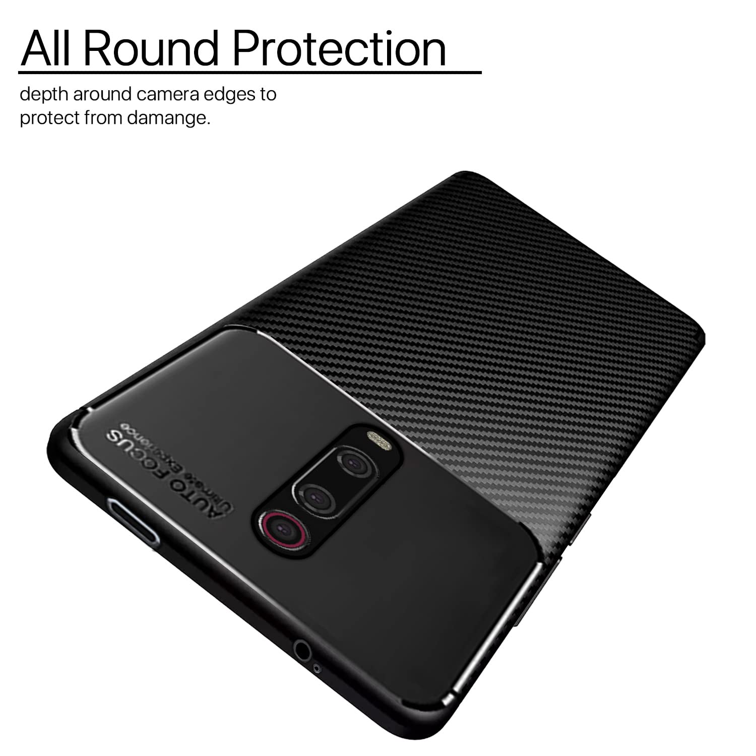 Pikkme black mobile back cover for Redmi K20/K20 Pro – photo 2