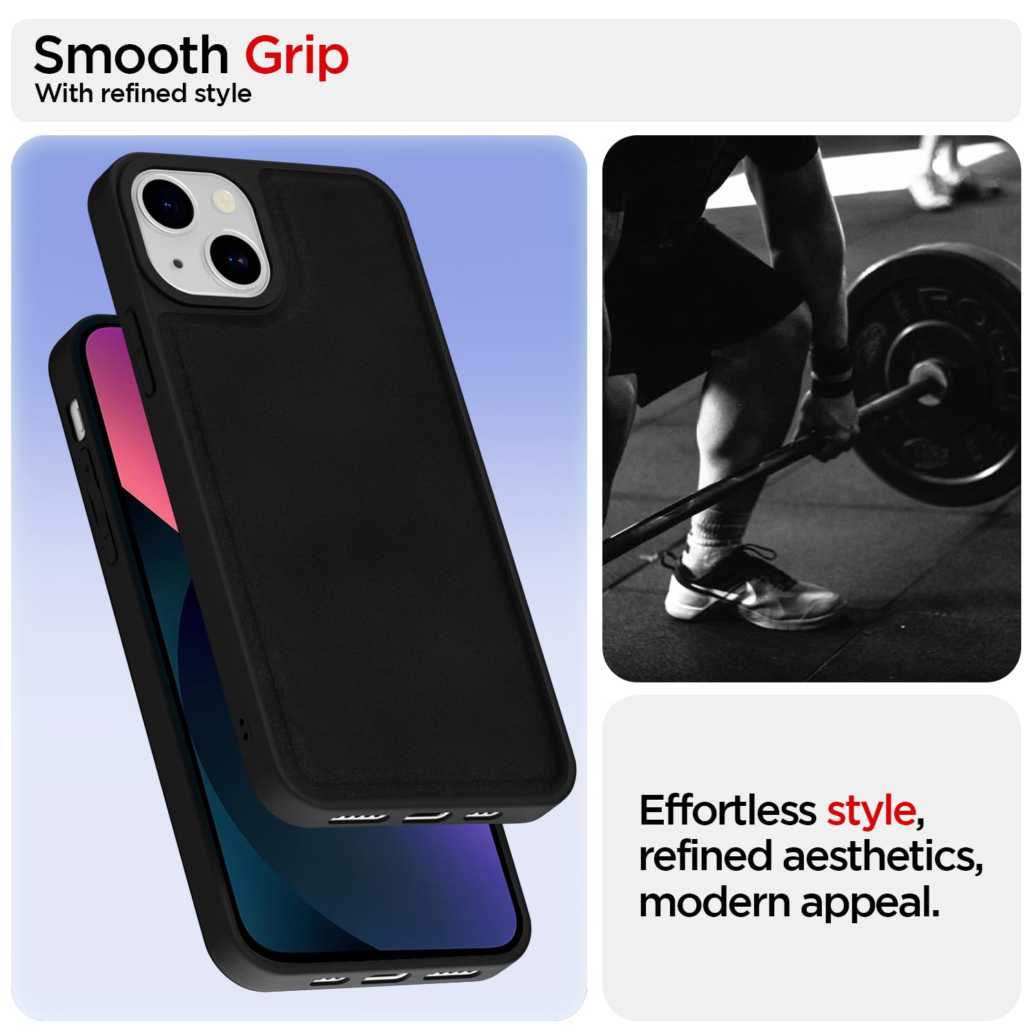 Pikkme iPhone 13 Leather black mobile back cover – photo 3
