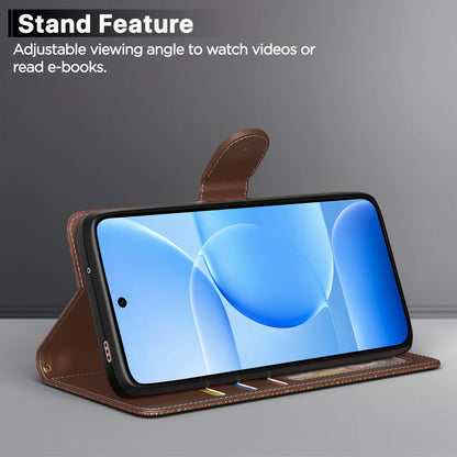 Pikkme Vivo S2 5G Wallet tan flip cover – photo 3