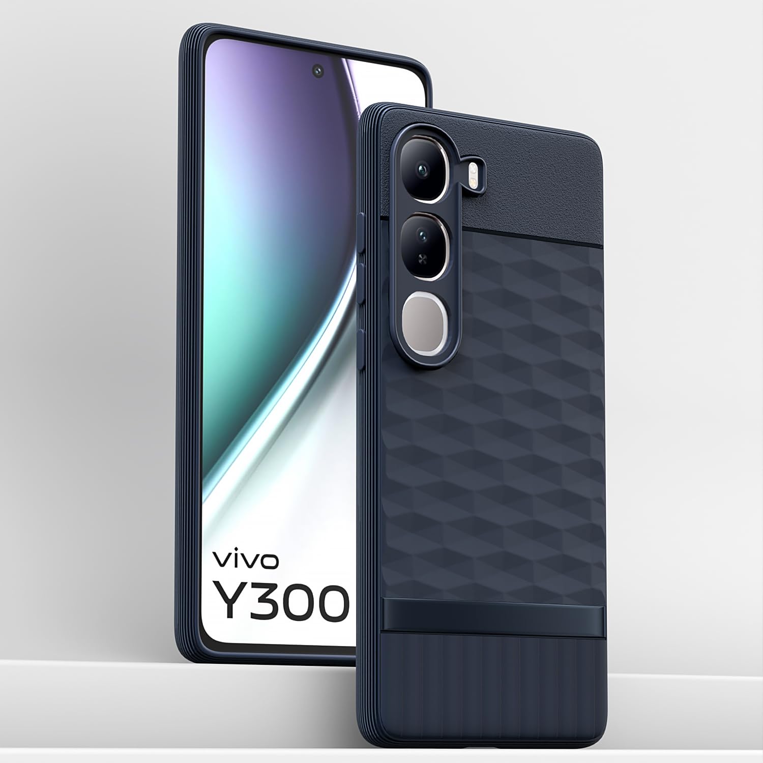 Pikkme Vivo Y300 5G  Gencase Back Cover (Blue)