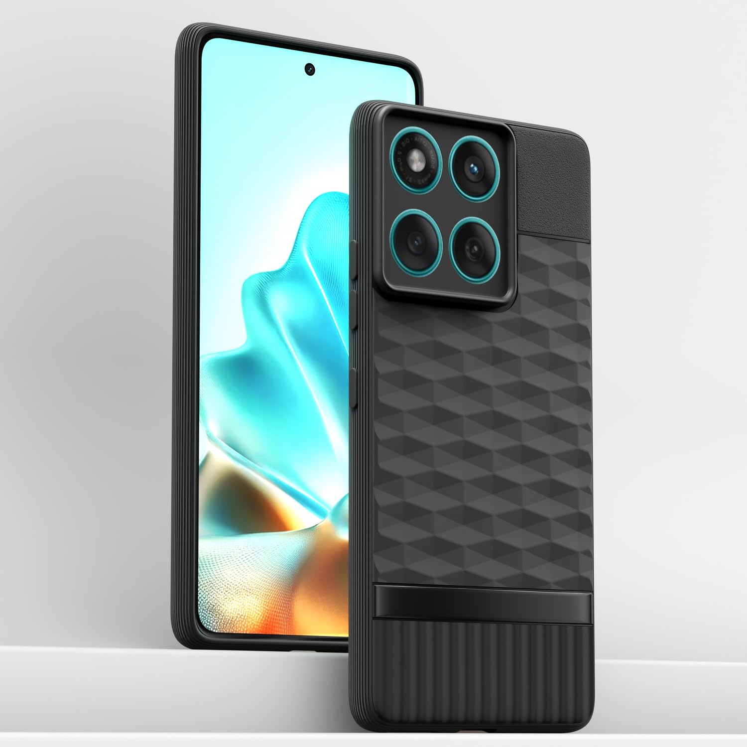 Pikkme Moto Edge 60/Edge 60 Fusion 5G Silicone black mobile back cover – photo 2