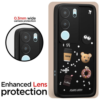 Pikkme black Silicone back cover for Vivo Y29 5G/Y19s 5G/3D – photo 5