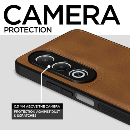 Pikkme Oppo K12x 5G Leatherback Back Case | Brown
