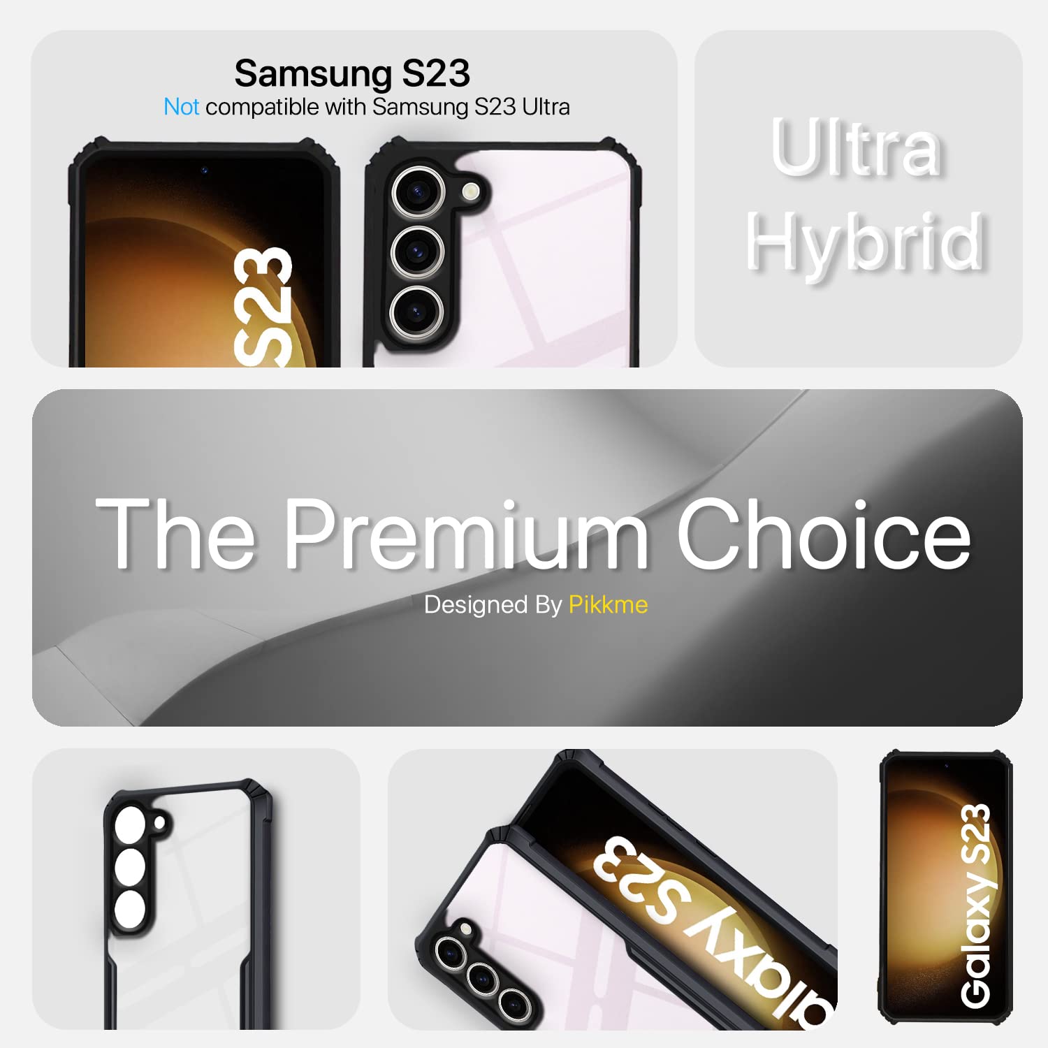 Pikkme Samsung S23 5G black mobile back cover – photo 2
