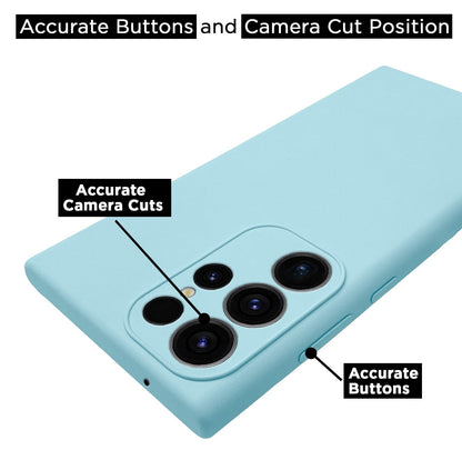 Pikkme lite blue Soft Silicone mobile back cover for Samsung S23 Ultra 5G – photo 3